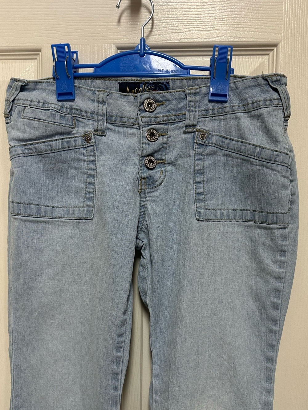 Angels Vintage Light Wash Blue Denim Jeans